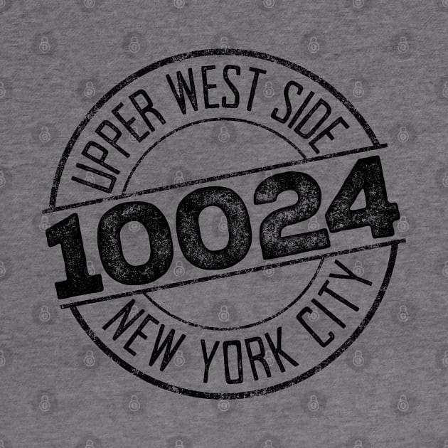 Upper West Side 10024 (Black print) by UselessRob